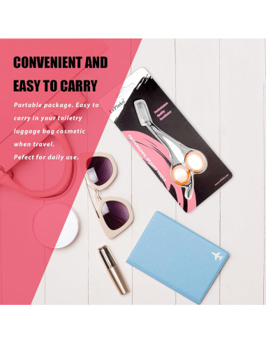 Tijeras para Recortar Cejas LePinko con Peines Color Gris