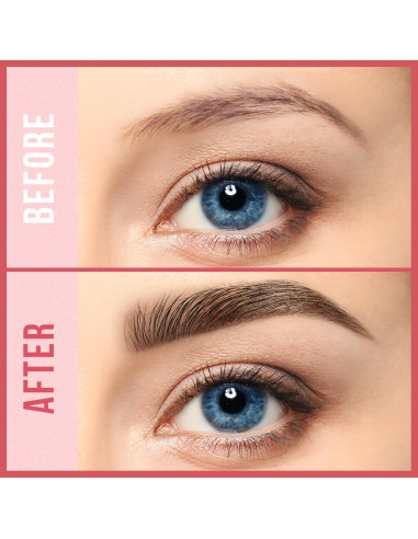 Lápiz de Cejas Curvado iMethod - Marrón Oscuro, Doble Punta