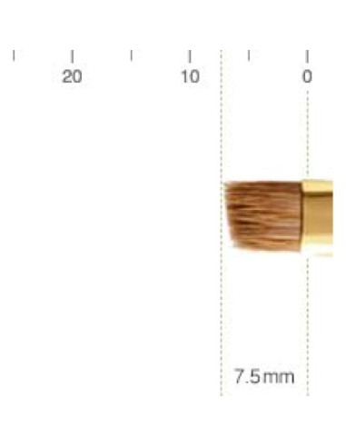 Pincel Delineador de Cejas UYEDA BISYODO Serie Larga 137mm