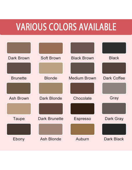 Lápiz de Cejas 2-en-1 LAVONE Marrón Oscuro Ultra-Preciso