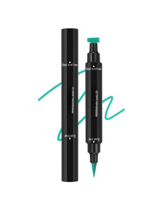 Delineador de Ojos con Sello ONarisae Verde - Plantilla Ojos de Gato