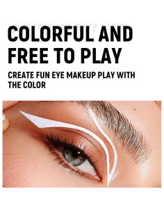 Delineador de Ojos con Sello ONarisae Verde - Plantilla Ojos de Gato 2