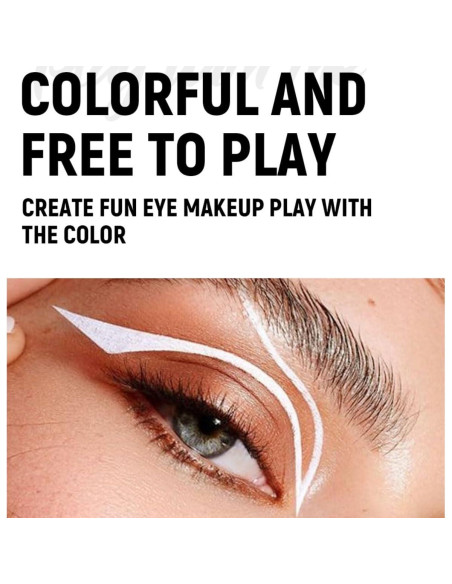 Delineador de Ojos con Sello ONarisae Verde - Plantilla Ojos de Gato