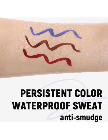 Delineador de Ojos con Sello ONarisae Verde - Plantilla Ojos de Gato