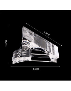 12 Clips de Uñas Benbeno + Cortador de Tips de Uñas Falsas 2