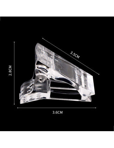 12 Clips de Uñas Benbeno + Cortador de Tips de Uñas Falsas