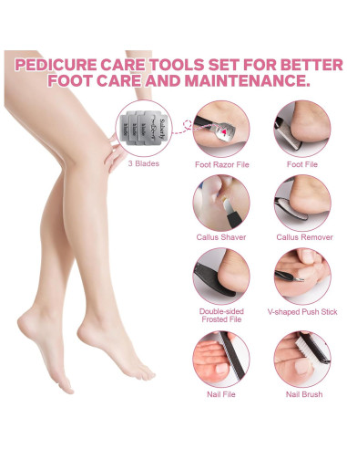 Removedor de Callos Eléctrico Spriak 16 en 1 Negro