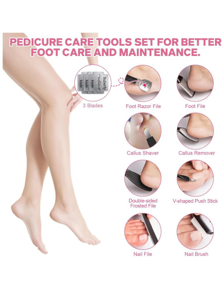 Removedor de Callos Eléctrico Spriak 16 en 1 Negro