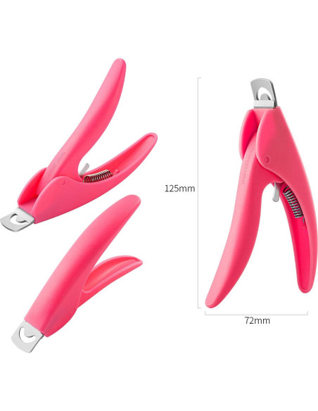 12 Clips de Uñas Benbeno + Cortador de Tips de Uñas Falsas