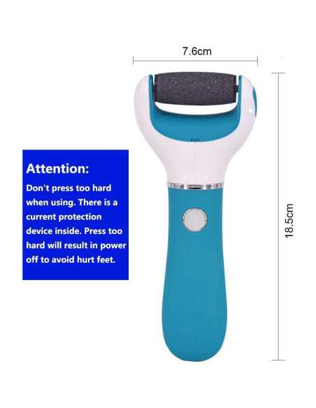 Removedor de Callos Eléctrico BOMPOW Recargable Azul
