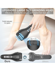 Removedor de Callos Eléctrico AdamPark 16 en 1 con Bolsa 2