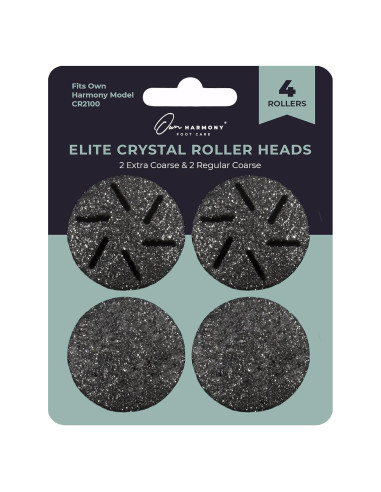 Rodillos de Repuesto Own Harmony CR2100 - 4 Cabezas para Removedor de Callos