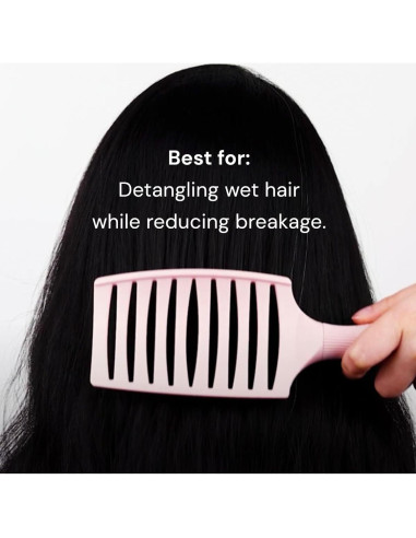 Cepillo Ventilado Ancho L'ANGE HAIR Siena Rosa 27.5cm