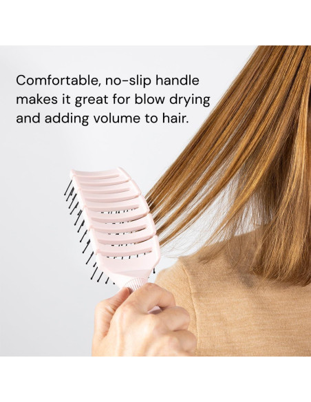 Cepillo Ventilado Ancho L'ANGE HAIR Siena Rosa 27.5cm