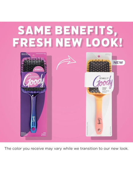 Cepillo Paddle Desenredante Goody Dream para Cabello Grueso