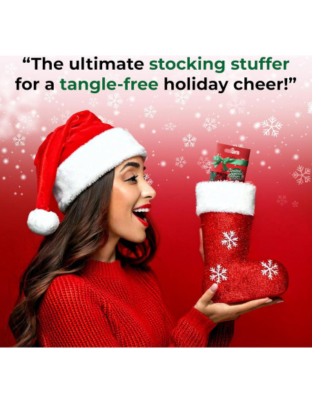 Cepillo de Cabello UNbrush Mini Holiday Verde Pino 19.6x7.6cm Cepillo de Cabello UNbrush Mini Holiday Verde Pino 19.6x7.6cm