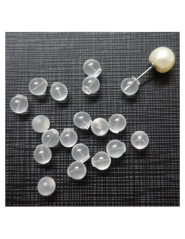 102 Copas de Seguridad TPE para Pendientes OwlkOrmy - Suaves y Cómodas