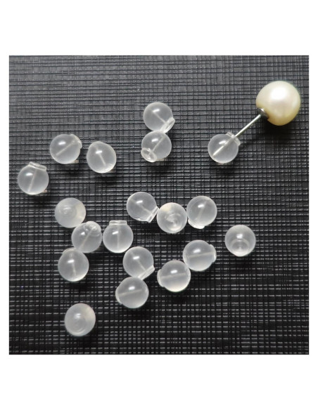 102 Copas de Seguridad TPE para Pendientes OwlkOrmy - Suaves y Cómodas