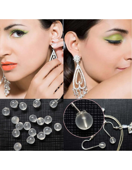 102 Copas de Seguridad TPE para Pendientes OwlkOrmy - Suaves y Cómodas