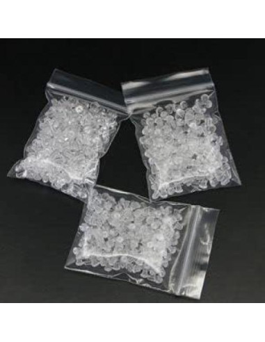 500 Tapones Transparentes de Goma para Pendientes Chunney