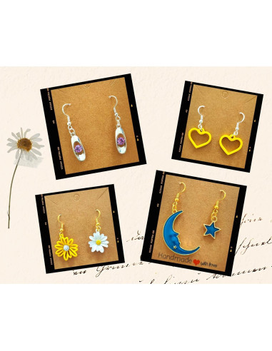 Ganchos para Pendientes MAIBAOTA 602 Piezas Plata 925 y Oro