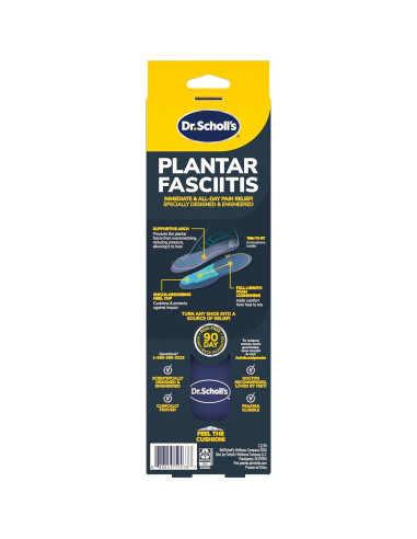 Plantillas ortopédicas Dr. Scholl para mujeres - Alivio fascitis plantar