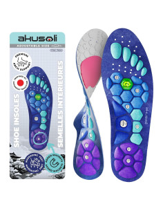 Plantillas Akusoli L/XL para Pies Planos y Soporte Arqueado