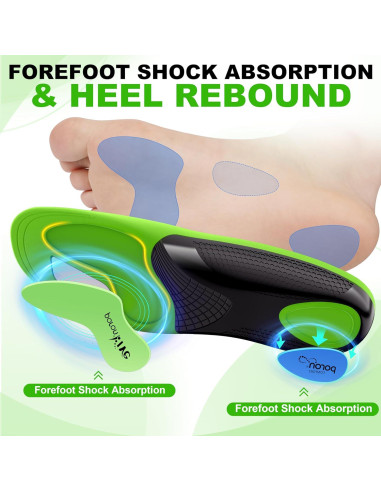 Plantillas Ortóticas Healrecux XL para Fascitis Plantar 305mm