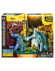 Figuras Godzilla y Kong Hollow Earth 15 cm Playmates