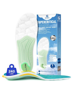 Inserts de Soporte Arqueado Gviipk L para Correr - Alivio Fascitis Plantar