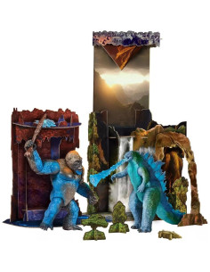 Figuras Godzilla y Kong Hollow Earth 15 cm Playmates 2