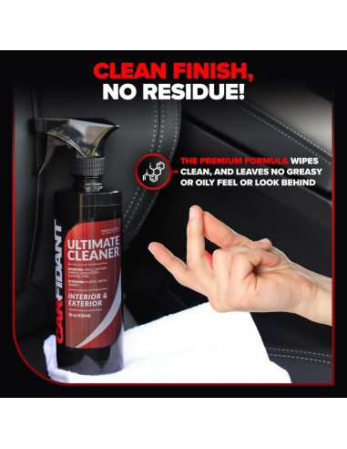 Limpiador Interior Carfidant 32oz - Elimina Manchas y Olores