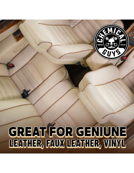 Limpiador de Cuero Chemical Guys 473 ml - Sin Olor y Efectivo Limpiador de Cuero Chemical Guys 473 ml - Sin Olor y Efectivo