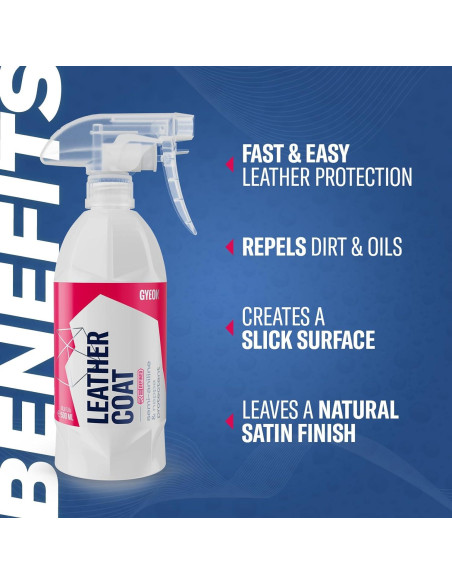 Protector de Cuero Gyeon Leather Coat 120ml Hidrofóbico UV