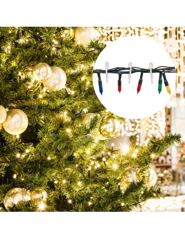 500 Clips de Plástico Transparente SBYURE en Forma de U