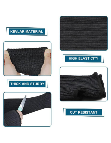 Mangas Protectores Resistentes a Cortes Aramida - 45.72 cm