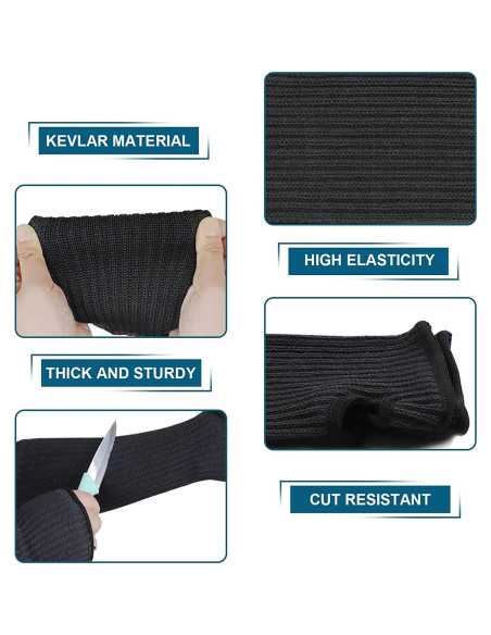 Mangas Protectores Resistentes a Cortes Aramida - 45.72 cm