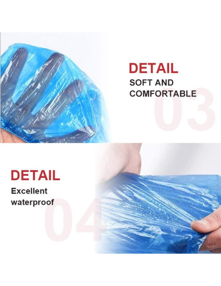 Cubiertas de mangas plásticas desechables Greenour 40.64 cm