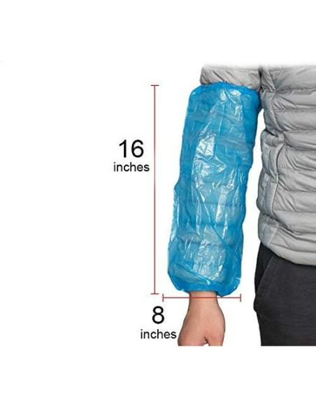 Cubiertas de mangas plásticas desechables Greenour 40.64 cm