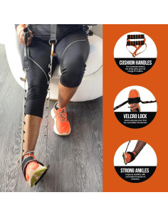 Correa de Estiramiento Yipin para Rodillas y Tobillos - Alivio Artritis 2