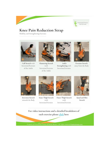 Correa de Estiramiento Yipin para Rodillas y Tobillos - Alivio Artritis