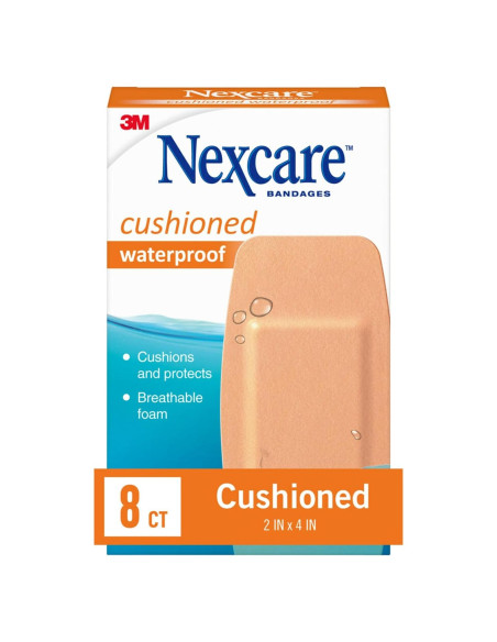 Vendajes Acolchados Impermeables Nexcare 5x10 cm - 8 Unidades Vendajes Acolchados Impermeables Nexcare 5x10 cm - 8 Unidades