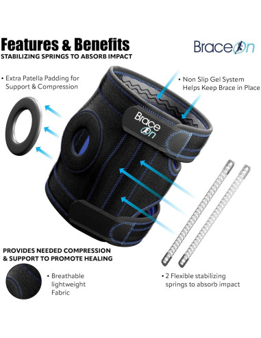 Férula de Rodilla Activa Brace On X-Large - Soporte y Estabilizador