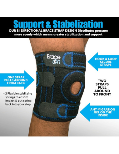 Férula de Rodilla Activa Brace On X-Large - Soporte y Estabilizador