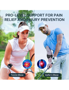 Faja de Codo Fit Geno Ajustable para Tenis y Golf - Alivio Tendinitis 2