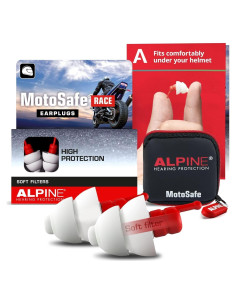 Tapones para oídos Alpine MotoSafe Carrera - Reducción 17dB