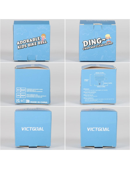 Timbre de Bicicleta VICTGOAL para Niños Sonido Fuerte 22mm