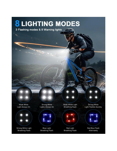 Bocina Eléctrica EQIIO OJ-781 140dB con Luz LED Recargable