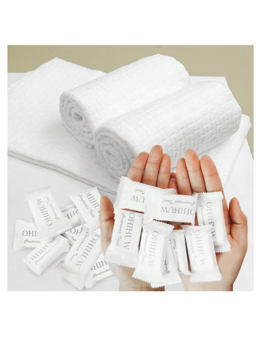 Toalla Desechable Grande OHIHUW 30 Piezas Algodón Reutilizable
