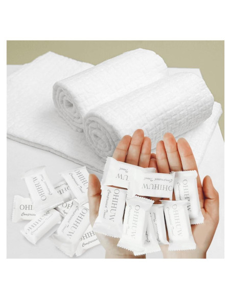 Toalla Desechable Grande OHIHUW 30 Piezas Algodón Reutilizable